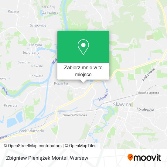 Mapa Zbigniew Pieniążek Montal