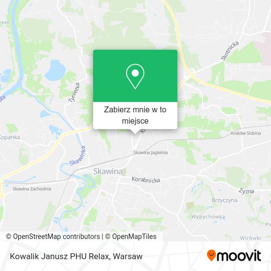 Mapa Kowalik Janusz PHU Relax