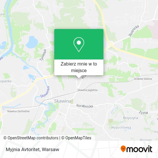 Mapa Myjnia Avtoritet