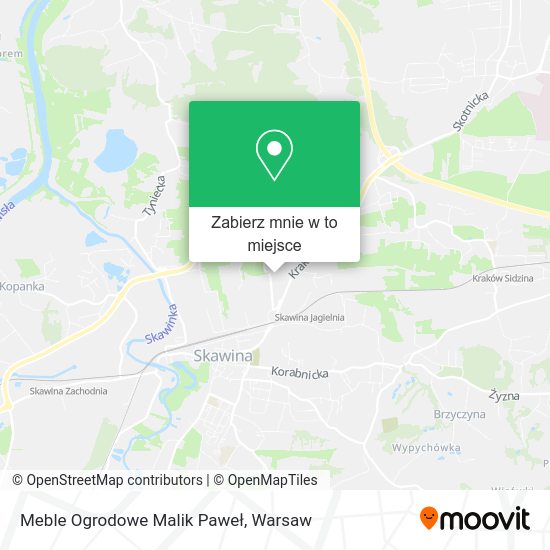 Mapa Meble Ogrodowe Malik Paweł