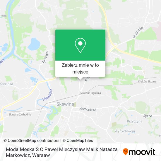 Mapa Moda Meska S C Pawel Mieczyslaw Malik Natasza Markowicz