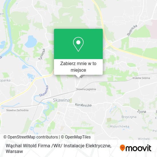 Mapa Wąchal Witold Firma /Wit/ Instalacje Elektryczne