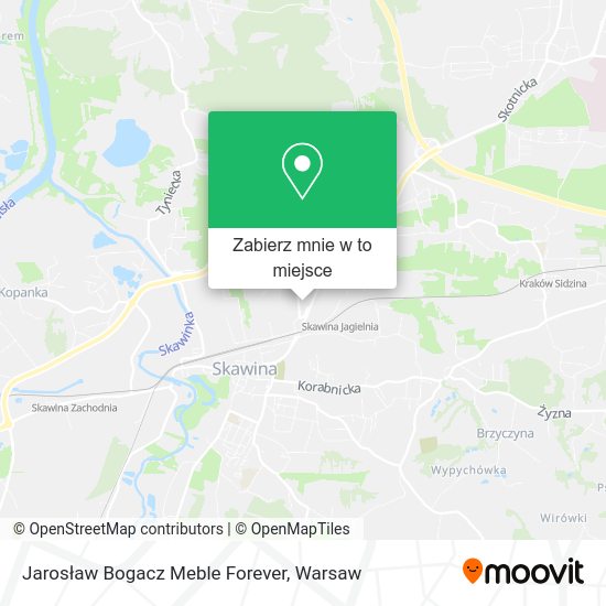 Mapa Jarosław Bogacz Meble Forever