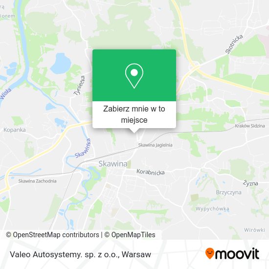 Mapa Valeo Autosystemy. sp. z o.o.