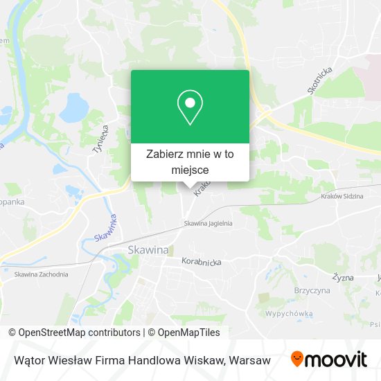 Mapa Wątor Wiesław Firma Handlowa Wiskaw