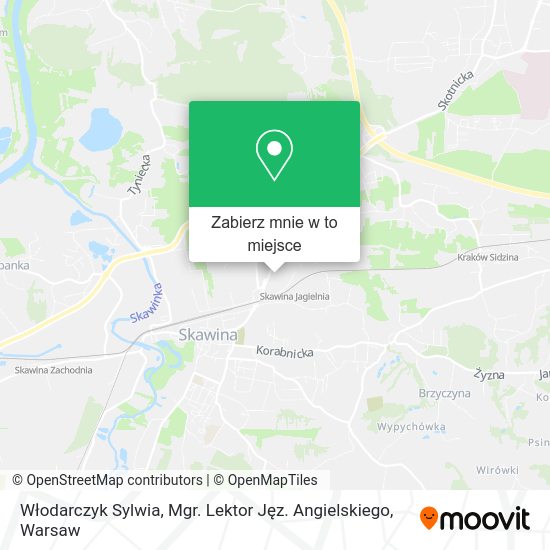 Mapa Włodarczyk Sylwia, Mgr. Lektor Jęz. Angielskiego