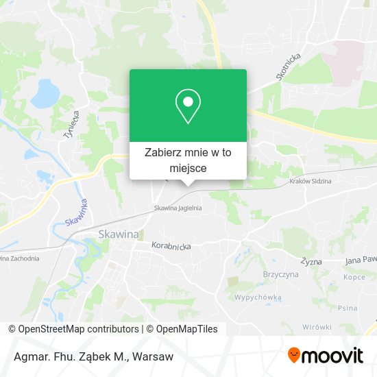 Mapa Agmar. Fhu. Ząbek M.