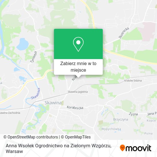 Mapa Anna Wsołek Ogrodnictwo na Zielonym Wzgórzu