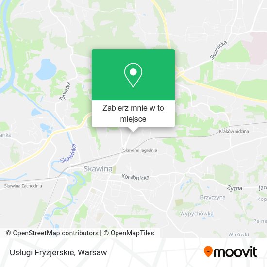 Mapa Usługi Fryzjerskie