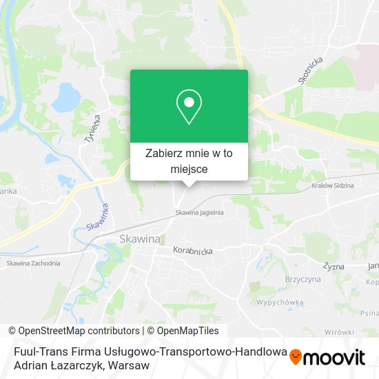 Mapa Fuul-Trans Firma Usługowo-Transportowo-Handlowa Adrian Łazarczyk