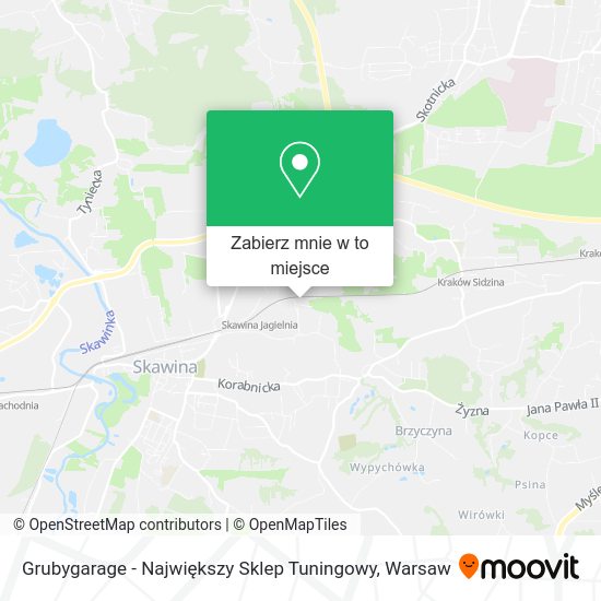 Mapa Grubygarage - Największy Sklep Tuningowy