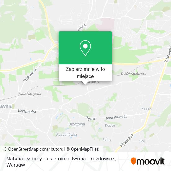 Mapa Natalia Ozdoby Cukiernicze Iwona Drozdowicz