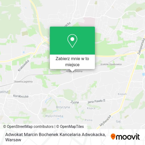 Mapa Adwokat Marcin Bochenek Kancelaria Adwokacka