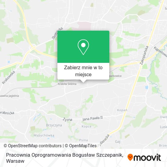 Mapa Pracownia Oprogramowania Bogusław Szczepanik