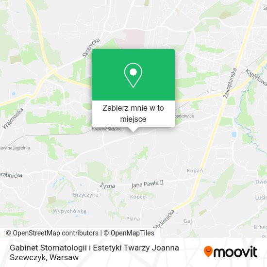 Mapa Gabinet Stomatologii i Estetyki Twarzy Joanna Szewczyk