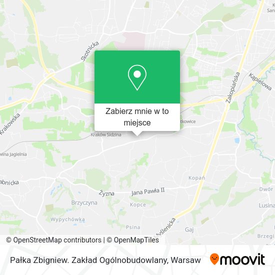 Mapa Pałka Zbigniew. Zakład Ogólnobudowlany