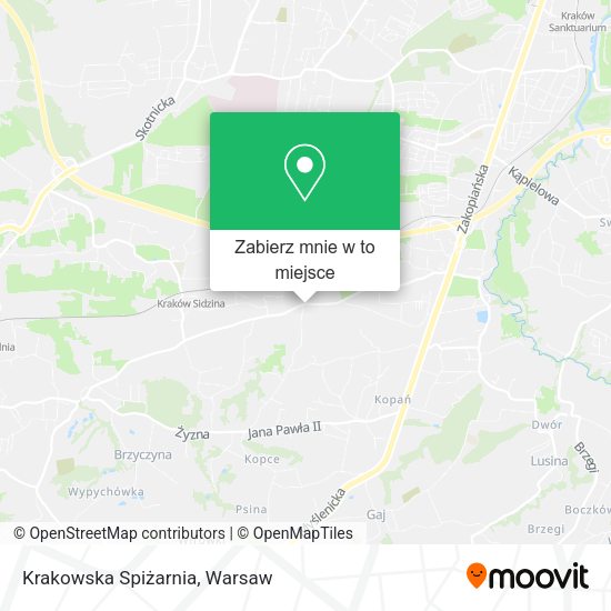 Mapa Krakowska Spiżarnia