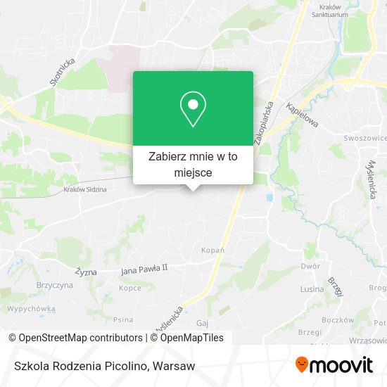 Mapa Szkola Rodzenia Picolino