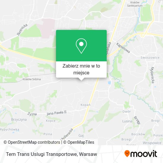 Mapa Tem Trans Uslugi Transportowe