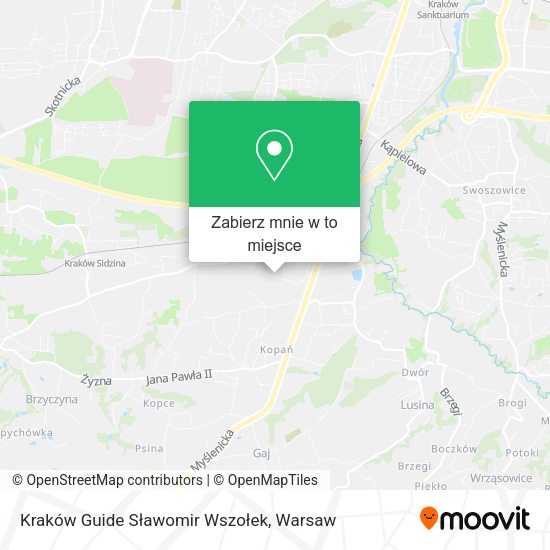 Mapa Kraków Guide Sławomir Wszołek