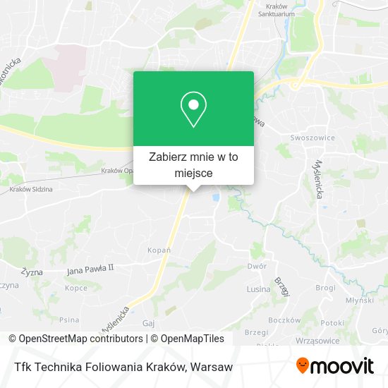 Mapa Tfk Technika Foliowania Kraków