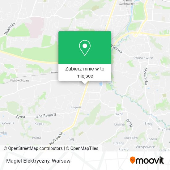 Mapa Magiel Elektryczny