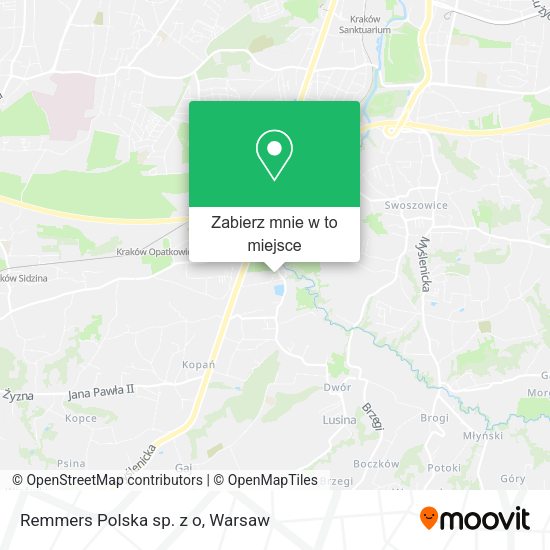 Mapa Remmers Polska sp. z o