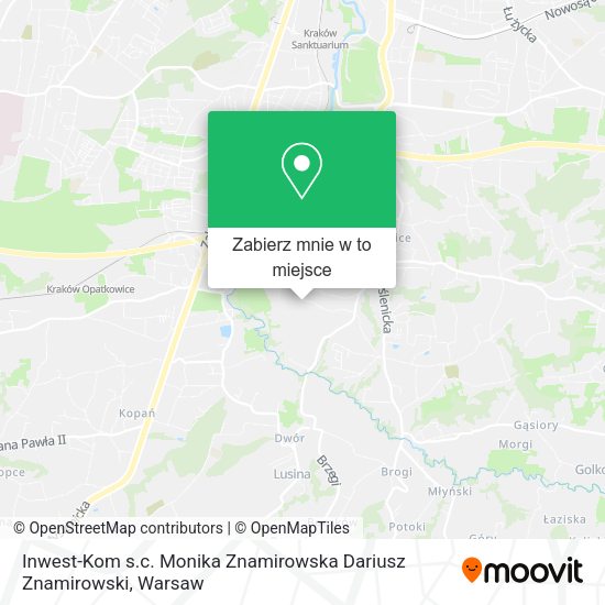 Mapa Inwest-Kom s.c. Monika Znamirowska Dariusz Znamirowski