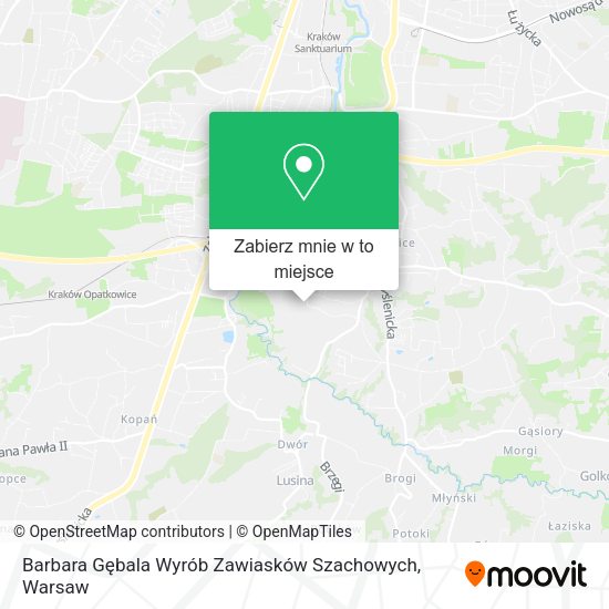 Mapa Barbara Gębala Wyrób Zawiasków Szachowych