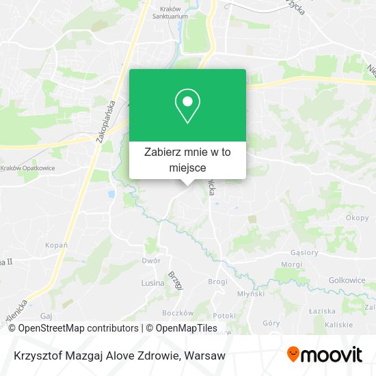 Mapa Krzysztof Mazgaj Alove Zdrowie