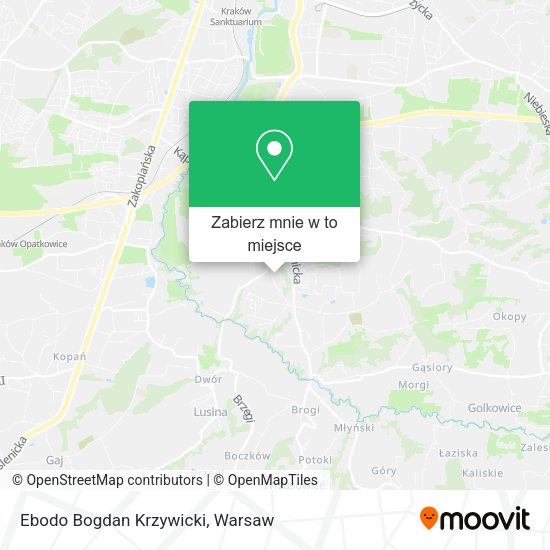 Mapa Ebodo Bogdan Krzywicki