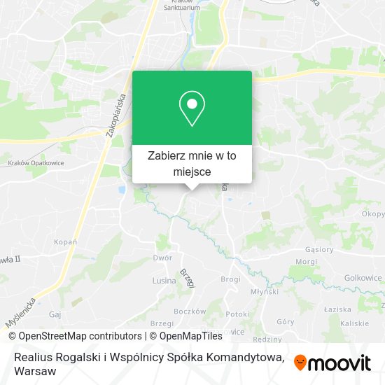 Mapa Realius Rogalski i Wspólnicy Spółka Komandytowa