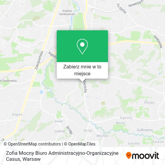 Mapa Zofia Mocny Biuro Administracyjno-Organizacyjne Casus