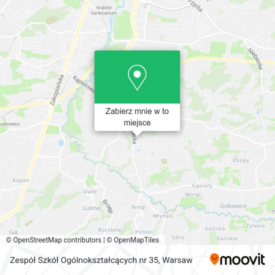 Mapa Zespół Szkół Ogólnokształcących nr 35