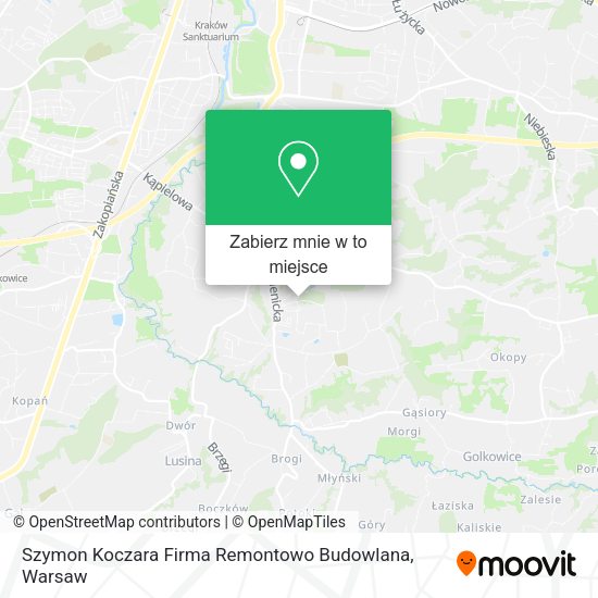 Mapa Szymon Koczara Firma Remontowo Budowlana