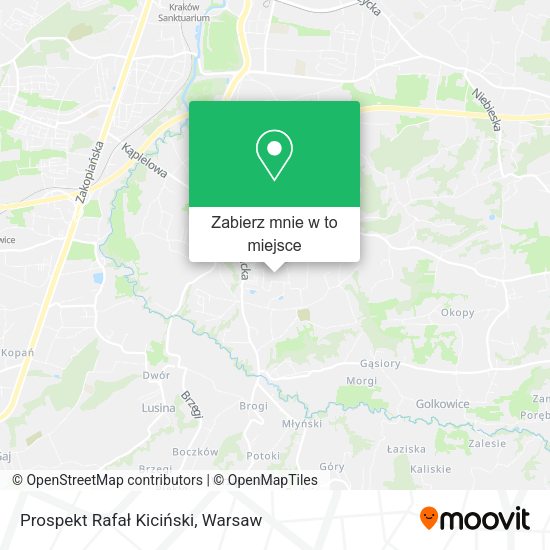 Mapa Prospekt Rafał Kiciński