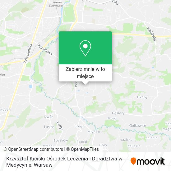 Mapa Krzysztof Kiciski Ośrodek Leczenia i Doradztwa w Medycynie