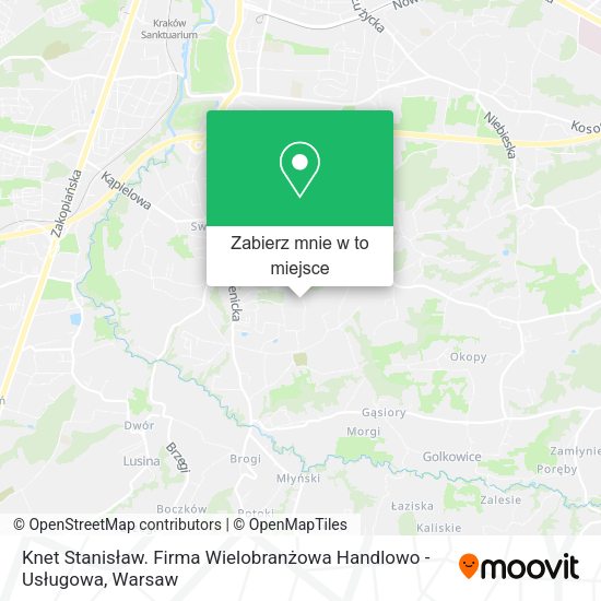 Mapa Knet Stanisław. Firma Wielobranżowa Handlowo - Usługowa