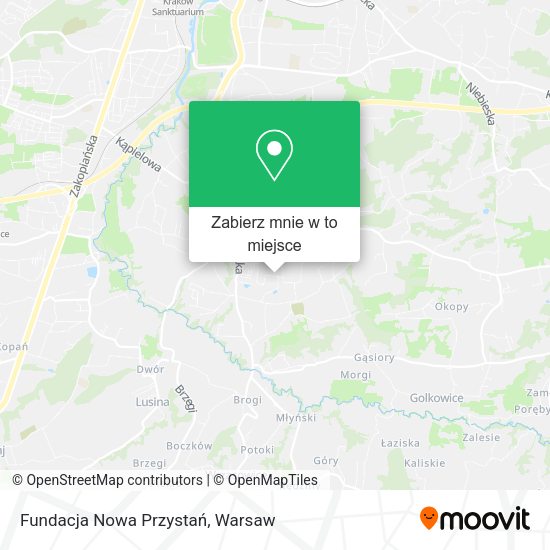 Mapa Fundacja Nowa Przystań