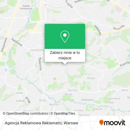 Mapa Agencja Reklamowa Reklamatic