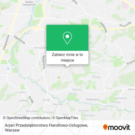 Mapa Arjan Przedsiębiorstwo Handlowo-Usługowe