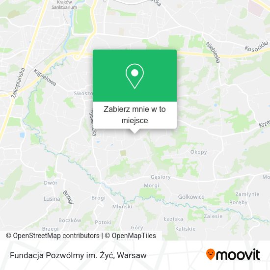 Mapa Fundacja Pozwólmy im. Żyć