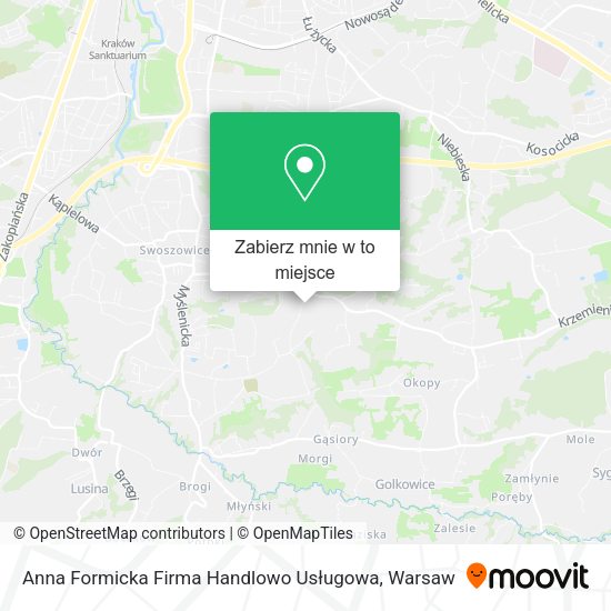 Mapa Anna Formicka Firma Handlowo Usługowa