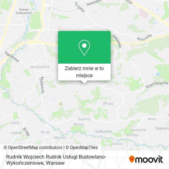 Mapa Rudnik Wojciech Rudnik Usługi Budowlano-Wykończeniowe