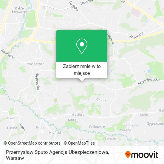 Mapa Przemysław Sputo Agencja Ubezpieczeniowa