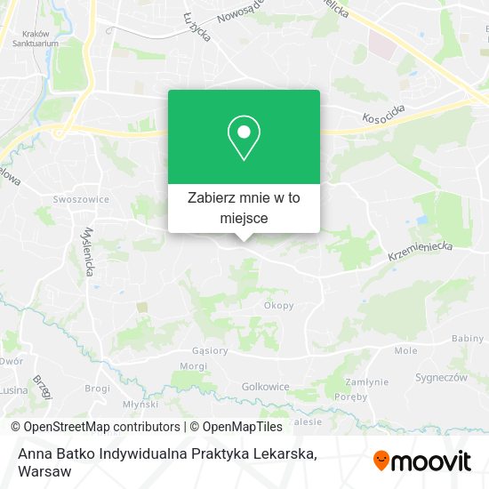 Mapa Anna Batko Indywidualna Praktyka Lekarska