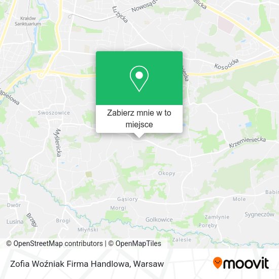 Mapa Zofia Woźniak Firma Handlowa