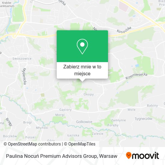 Mapa Paulina Nocuń Premium Advisors Group