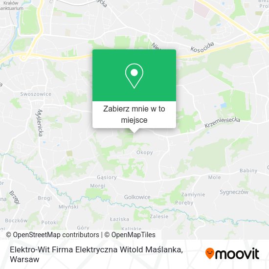 Mapa Elektro-Wit Firma Elektryczna Witold Maślanka