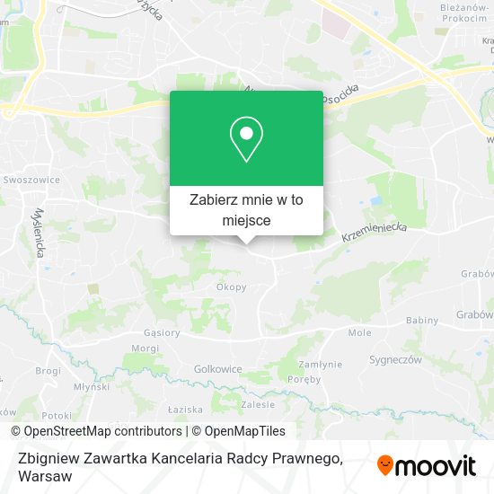 Mapa Zbigniew Zawartka Kancelaria Radcy Prawnego